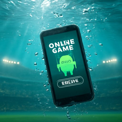 online game installation on phone screen